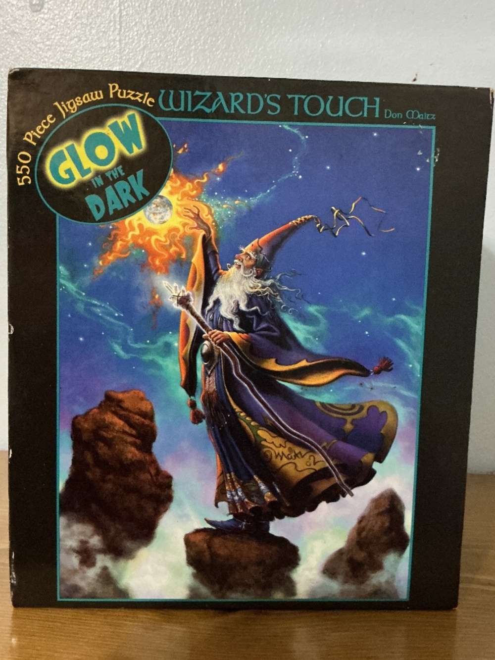 Wizards Touch Glow In The Dark 550 Piece Ceaco Jigsaw Puzzle Made In USA Sealed